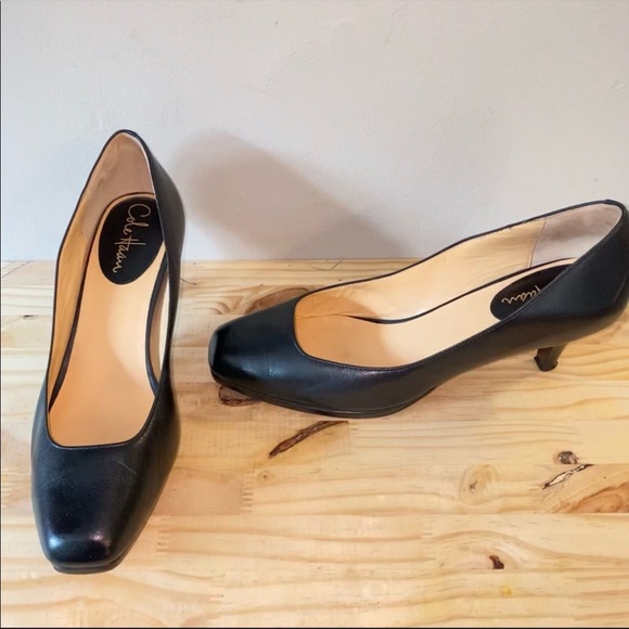 Cole Haan Nike Air Carma Square toe Kitten heels - Picture 3 of 9